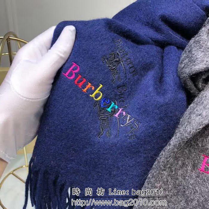 BURBERRY巴寶莉頂級原單 羊絨水波紋大披肩 LLWJ6157